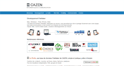 Desktop Screenshot of cazen.fr